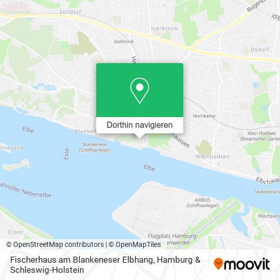 Fischerhaus am Blankeneser Elbhang Karte