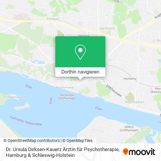 Dr. Ursula Dirksen-Kauerz Ärztin für Psychotherapie Karte