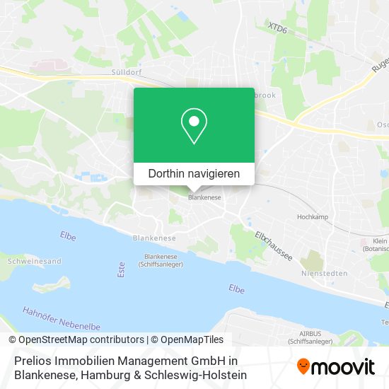 Prelios Immobilien Management GmbH in Blankenese Karte