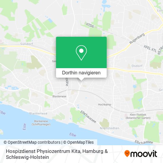 Hospizdienst Physiozentrum Kita Karte