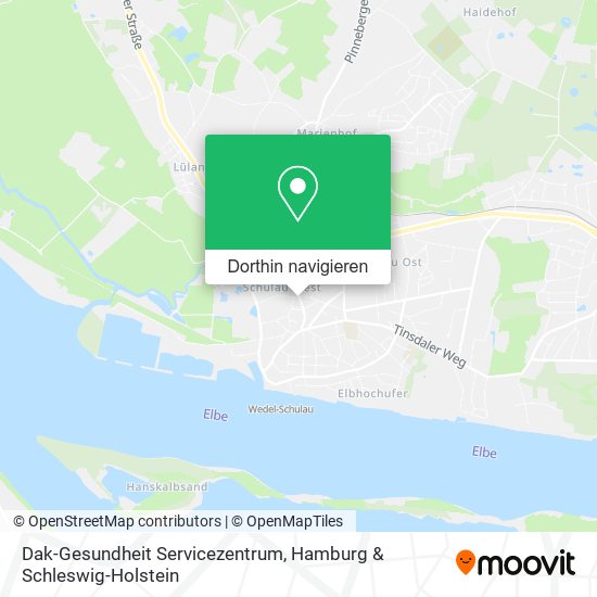 Dak-Gesundheit Servicezentrum Karte