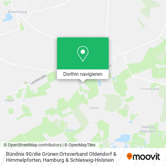 Bündnis 90 / die Grünen Ortsverband Oldendorf & Himmelpforten Karte