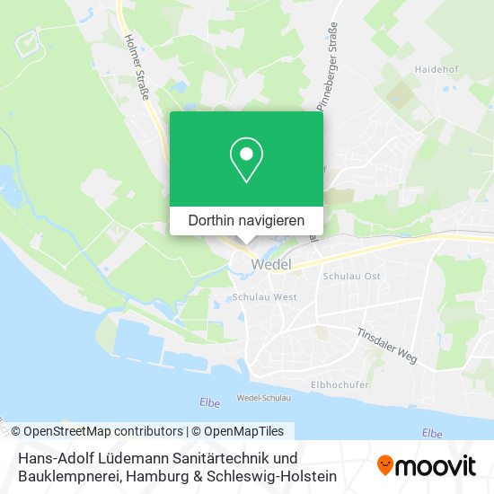 Hans-Adolf Lüdemann Sanitärtechnik und Bauklempnerei Karte