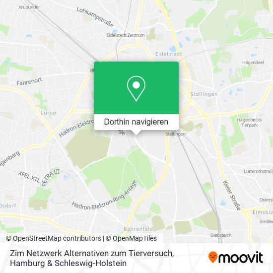 Zim Netzwerk Alternativen zum Tierversuch Karte