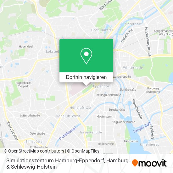 Simulationszentrum Hamburg-Eppendorf Karte