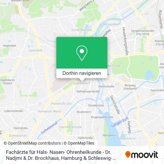 Fachärzte für Hals- Nasen- Ohrenheilkunde - Dr. Nadjmi & Dr. Brockhaus Karte