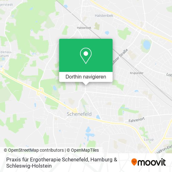 Praxis für Ergotherapie Schenefeld Karte