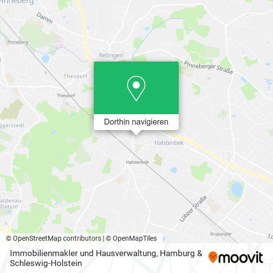Immobilienmakler und Hausverwaltung Karte