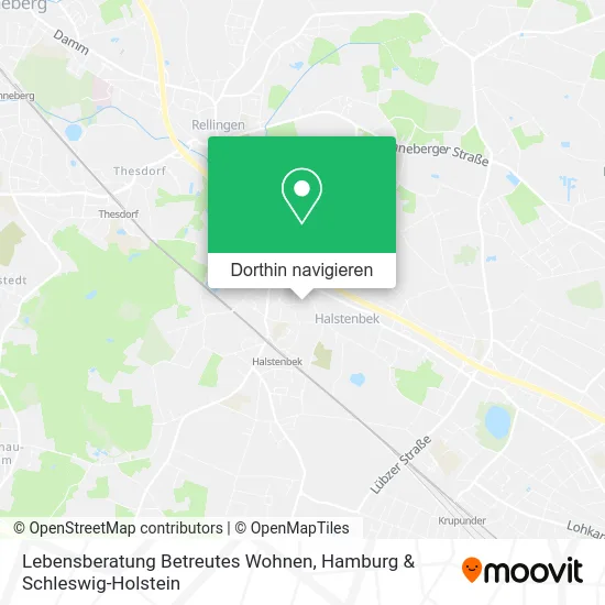 Lebensberatung Betreutes Wohnen Karte