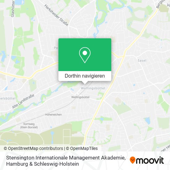 Stensington Internationale Management Akademie Karte