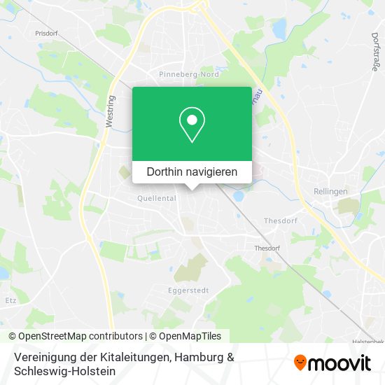 Vereinigung der Kitaleitungen Karte