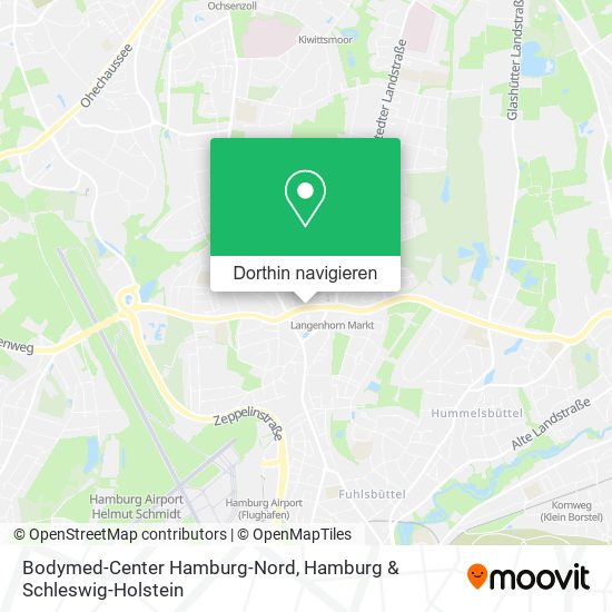 Bodymed-Center Hamburg-Nord Karte