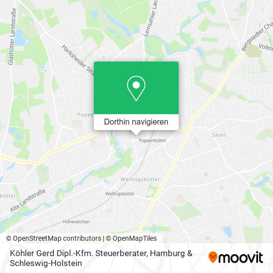 Köhler Gerd Dipl.-Kfm. Steuerberater Karte