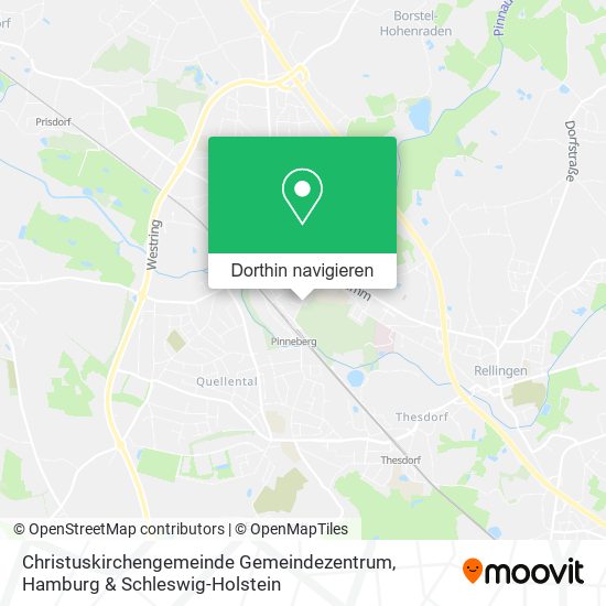 Christuskirchengemeinde Gemeindezentrum Karte