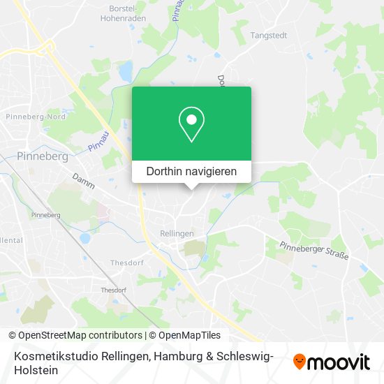 Kosmetikstudio Rellingen Karte