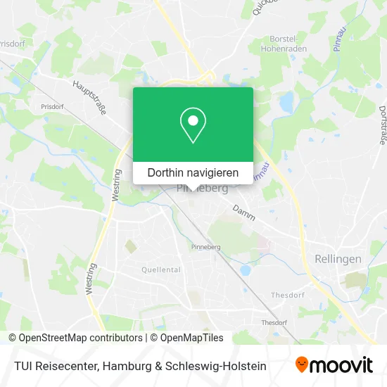 TUI Reisecenter Karte