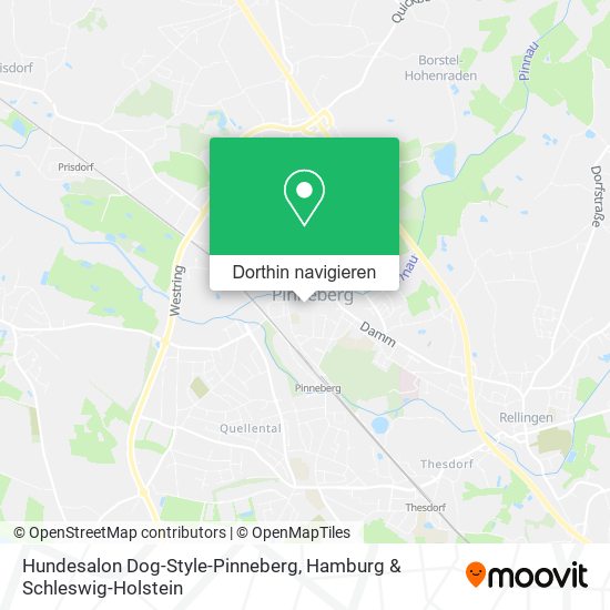 Hundesalon Dog-Style-Pinneberg Karte