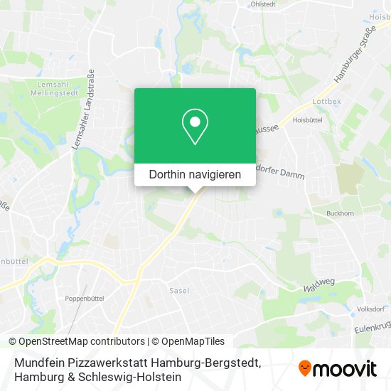 Mundfein Pizzawerkstatt Hamburg-Bergstedt Karte