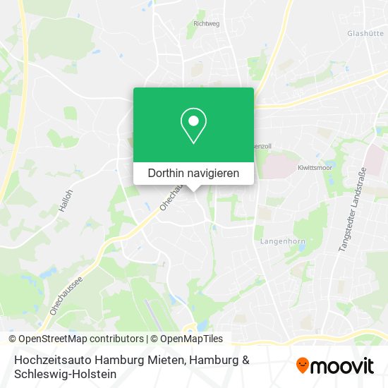 Hochzeitsauto Hamburg Mieten Karte