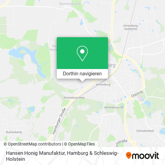 Hansen Honig Manufaktur Karte