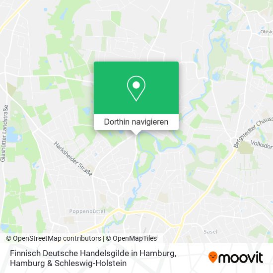 Finnisch Deutsche Handelsgilde in Hamburg Karte