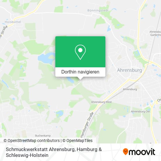 Schmuckwerkstatt Ahrensburg Karte