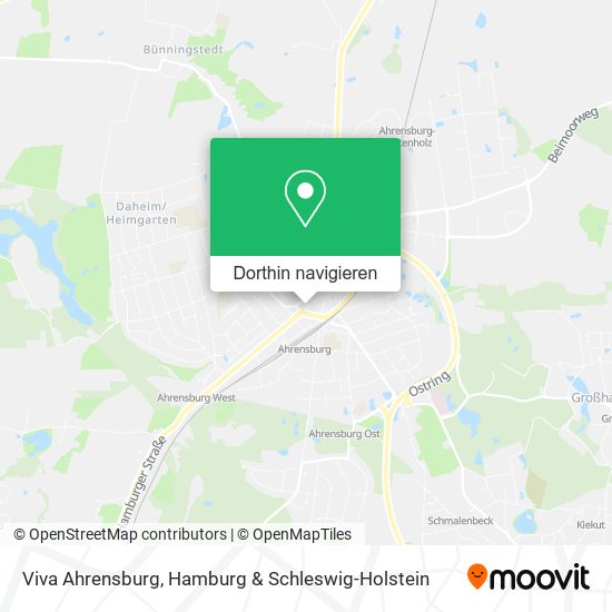 Viva Ahrensburg Karte