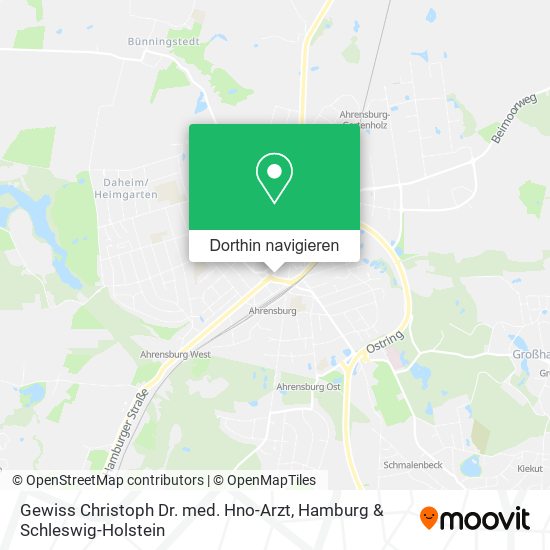 Gewiss Christoph Dr. med. Hno-Arzt Karte