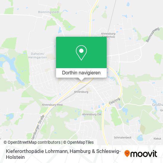 Kieferorthopädie Lohrmann Karte