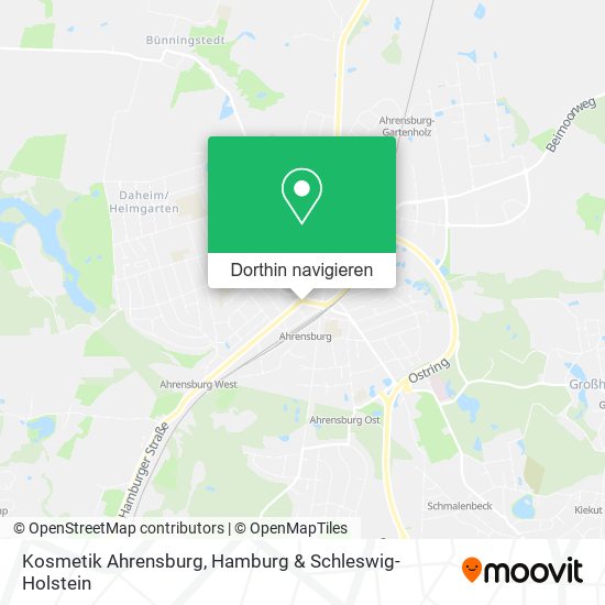 Kosmetik Ahrensburg Karte