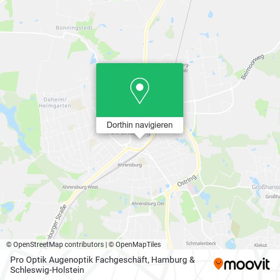 Pro Optik Augenoptik Fachgeschäft Karte