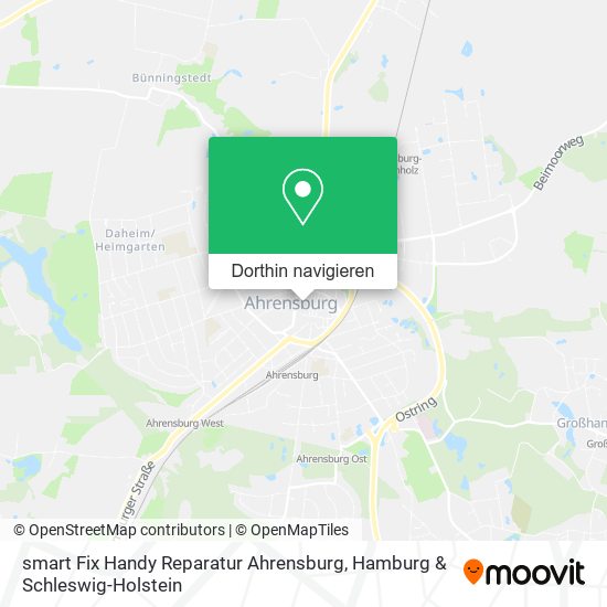 smart Fix Handy Reparatur Ahrensburg Karte