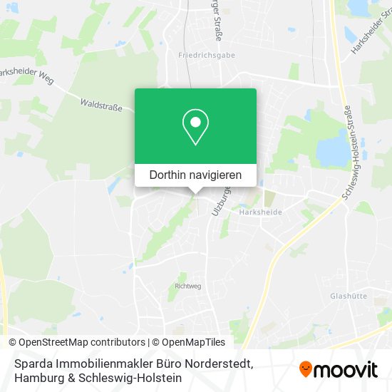 Sparda Immobilienmakler Büro Norderstedt Karte