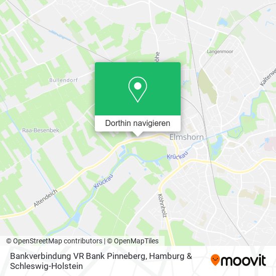 Bankverbindung VR Bank Pinneberg Karte
