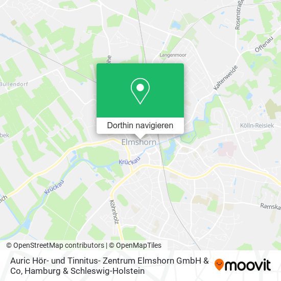 Auric Hör- und Tinnitus- Zentrum Elmshorn GmbH & Co Karte