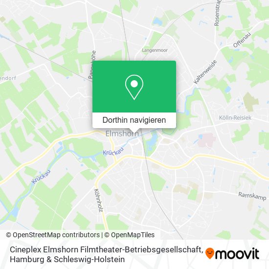 Cineplex Elmshorn Filmtheater-Betriebsgesellschaft Karte