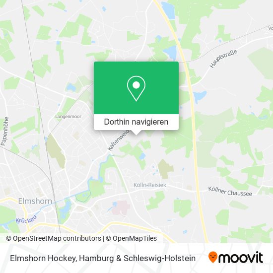 Elmshorn Hockey Karte