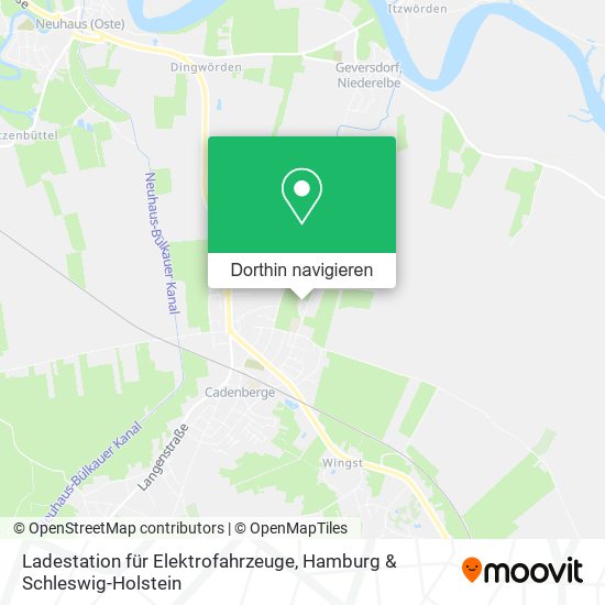 Ladestation für Elektrofahrzeuge Karte