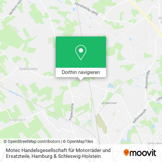 Motec Handelsgesellschaft für Motorräder und Ersatzteile Karte