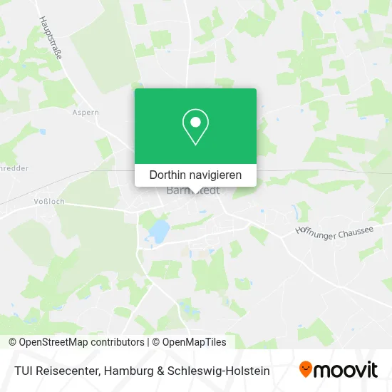 TUI Reisecenter Karte
