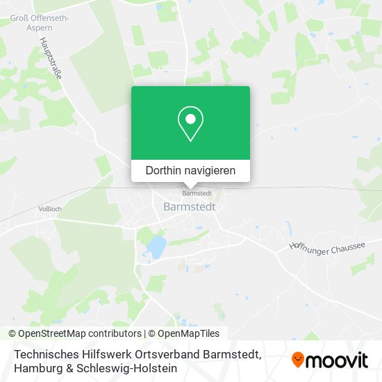 Technisches Hilfswerk Ortsverband Barmstedt Karte