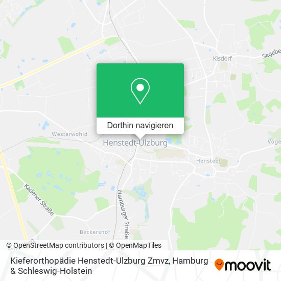 Kieferorthopädie Henstedt-Ulzburg Zmvz Karte