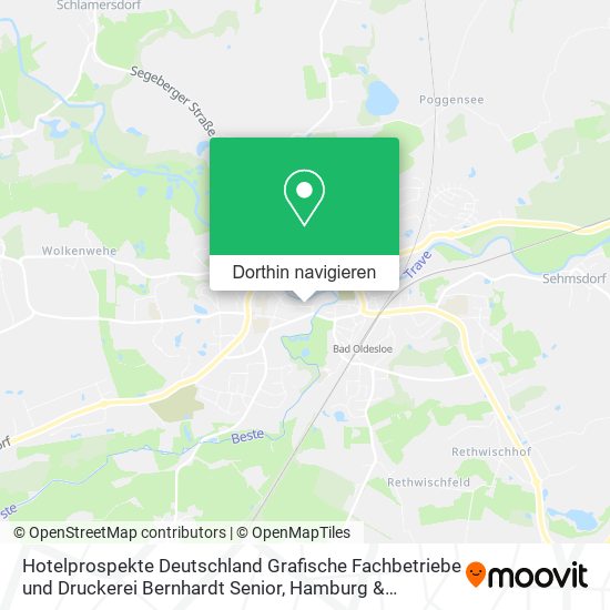 Hotelprospekte Deutschland Grafische Fachbetriebe und Druckerei Bernhardt Senior Karte