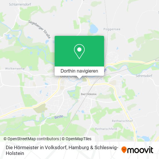 Die Hörmeister in Volksdorf Karte