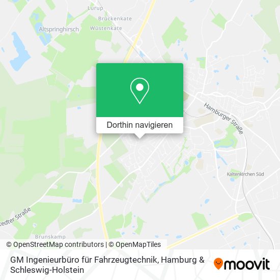 GM Ingenieurbüro für Fahrzeugtechnik Karte