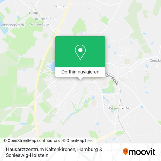 Hausarztzentrum Kaltenkirchen Karte