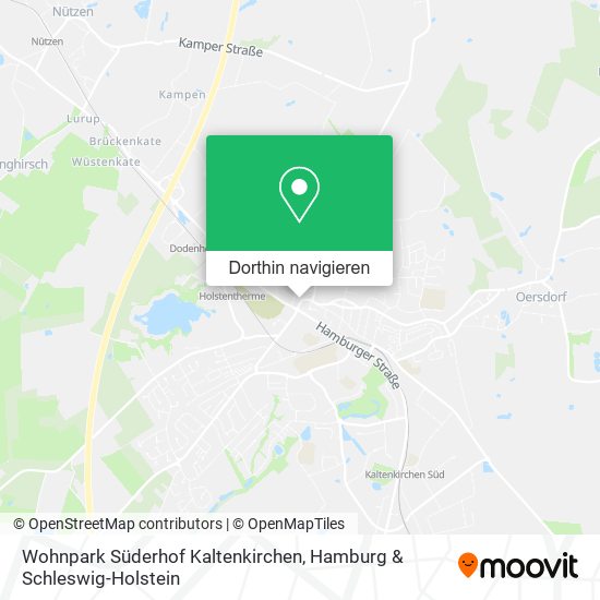 Wohnpark Süderhof Kaltenkirchen Karte