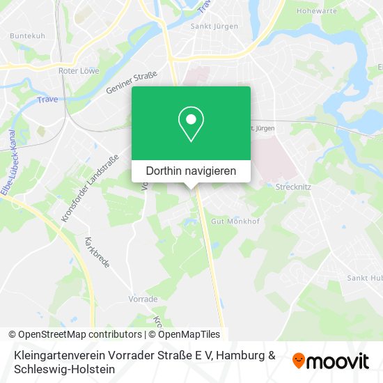 Kleingartenverein Vorrader Straße E V Karte