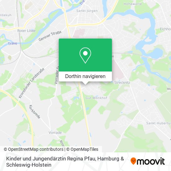 Kinder und Jungendärztin Regina Pfau Karte