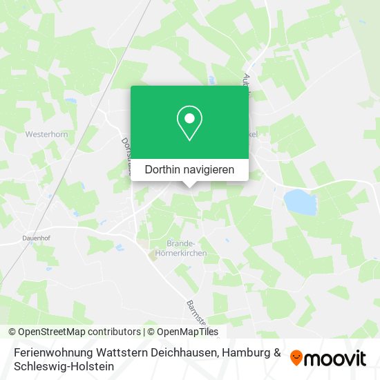 Ferienwohnung Wattstern Deichhausen Karte